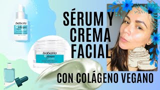 Sérum y crema Facial con COLÁGENO VEGANO de Babaria STOP arrugasflacidez Y Más [upl. by Harl399]