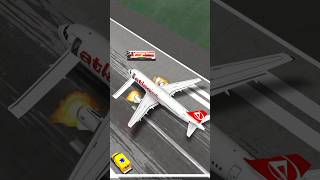 Atlasjet A320 Crashed crash emergency flightsimulator aviation avgeek landing a320 plane [upl. by Ahtnamas]