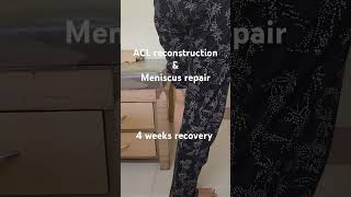 All inside ACL reconstruction and Meniscus repair surgery rapid recovery aclrehabilitation acl [upl. by Euell]