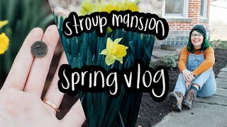 stroup mansion  gardening paths magnet fishing spring vlog [upl. by Eciryt541]