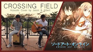 LiSA  Crossing Field Acoustic Cover  Sword Art Online OP 1 [upl. by Vilma873]