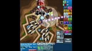 Bloons TD 4 Hard Perfect No Lives Lost Anthill Track 9 BTD4 TD4 [upl. by Rama]