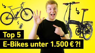 Günstige EBikes unter 1500 €  EBike Test – präsentiert von Yello [upl. by Arahat172]