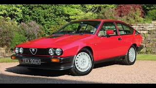 1982 Alfa Romeo GTV6 Alfetta only 5000 miles from new [upl. by Eatnuahc]