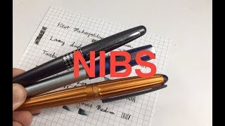 Nib Comparison Lamy Pilot and Twsbi Medium nibs [upl. by Clinton792]