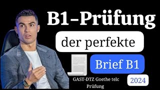 German B1 Exam  Brief schreiben B1 DTZGASTÖSD  Goethe telc Prüfung 2024 [upl. by Tierney201]