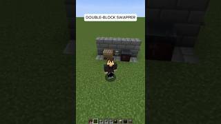 DoubleBlock Swapper in Minecraft minecraft building minecrafbuilds minecrafttutorial [upl. by Cordle489]