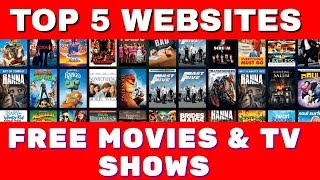 Top 5 Websites for FREE MOVIES amp TV SHOWS  Fully legal [upl. by Clem]