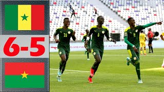 Senegal vs Burkina Faso Highlights  Africa Cup of Nations U17  AFCONU17 2023 SF  5142023 [upl. by Ajam]