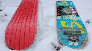 SNOWSKATE vs SKATE DECK [upl. by Shiau]