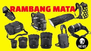 Lubuk Beg Motorsikal Kriega Dari Tail Bag sampai Waist Pack ada Vlog E450 [upl. by Longfellow]