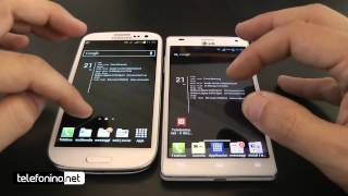 Samsung Galaxy S3 vs Lg Optimus 4x da Telefoninonet [upl. by Enrol]