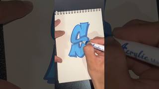 Letter S tutorial letterart graffiti draw foryou howtodraw [upl. by Lenehc168]