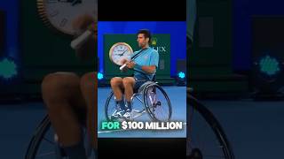 Wait Did Djokovic Just Do THIS in a Wheelchair 🤯🎾 [upl. by Ainegul763]