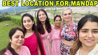 MY MANDAP LOCATION  WEDDING DAILY VLOG 6 NISHI ATHWANI pranish [upl. by Marigolde961]