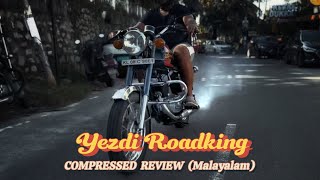 🇨🇿 1994 YEZDI ROADKING MALAYALAM REVIEW 🇨🇿 yezdi jawa jawabike vintagemotorcycles bikereview [upl. by Nyrb256]