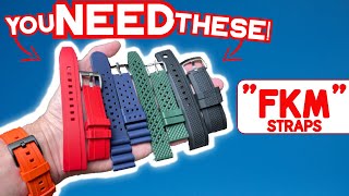 What are FKM Rubber Straps  Best Rubber Watch Straps Available [upl. by Curren]