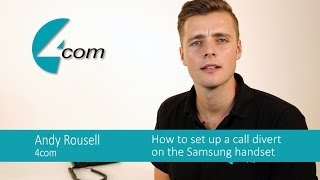 How to divert incoming calls using the Samsung business phone system [upl. by Traver487]