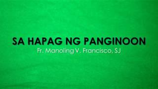 Sa Hapag ng Panginoon by Fr Manoling V Francisco SJ [upl. by Nahtam]