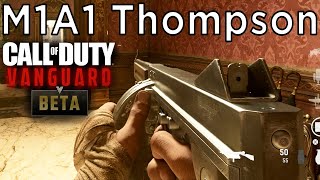 M1A1 Thompson M1928 Gameplay  Call of Duty Vanguard Beta PS5 [upl. by Hambley842]