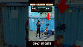 M590 SHOTGUN ABILITY 😱FREE FIRE NEW GUN OB47 UPDATE 🤔shorts youtubeshorts freefire ob47update [upl. by Eisenhart]