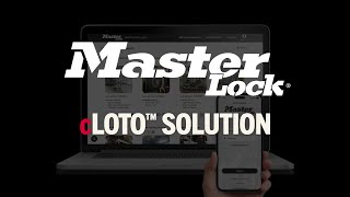 Master Lock Connected cLOTO Solution  Digitize your LOTO Program [upl. by Trilly]