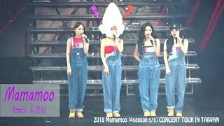 【Mamamoo】1cm的自尊心 1cm의 자존심2018 Mamamoo Taiwan Concert [upl. by Glaab]