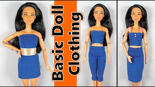 Doll Clothes Basics  No Fastenings  EP1 Project Lucy [upl. by Nosidda]