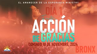 Fiesta de Acción de Gracias • Día 1  Domingo 10 de Noviembre 2024 • Bronx NY [upl. by Arikahs734]