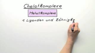 Chelatkomplexe  Chemie  Allgemeine und anorganische Chemie [upl. by Darcee]