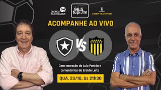 BOTAFOGO 5 X 0 PEÑAROL  Libertadores  Semifinal  Ida  23102024  AO VIVO [upl. by Aitercal422]