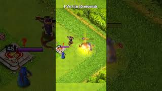 1 v 4 in just 10 sec coc [upl. by Baudelaire720]