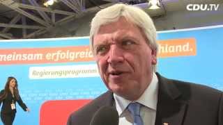 Volker Bouffier zum CDUCSURegierungsprogramm [upl. by Stephens244]