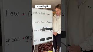 Comparatives and Superlatives englishlesson englishteacher learnenglish [upl. by Chesna]