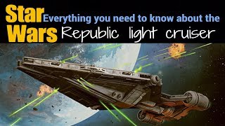 Arquitens class light cruiser  Star Wars Starships [upl. by Edniya]