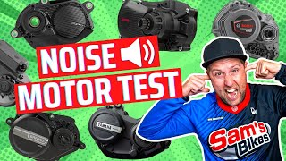 WHICH eBIKE MOTOR IS THE QUIETEST  Noise Test on The Best 7 EMTB Motors [upl. by Bysshe867]