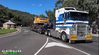 Kenworth T610 SAR Kenworth K200 amp Kenworth T608 heading down the freeway [upl. by Hussar]