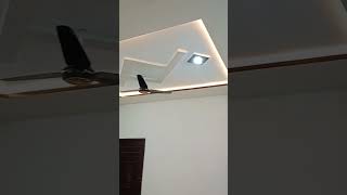 Best ceiling design 2024  best ceiling light 2024  golden light work in ceiling  ytshorts [upl. by Gnas199]