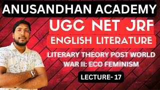 ECO FEMINISM IN LITERARY THEORY BY NIKHIL GOSWAMI SIR AT ANUSANDHAN ACADEMY [upl. by Weig]