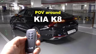 2022 KIA K8 v6 35 FWD POV interior and exterior [upl. by Skipton]