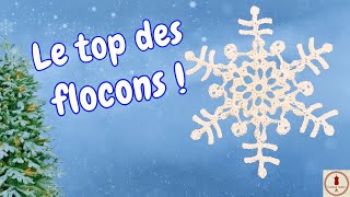 ❄❄SUPERBE FLOCON DE NEIGE CROCHET🌲🌲 Original  Enfin un vrai flocon [upl. by Aital]