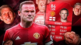 WAYNE ROONEY MANCHESTER UNITED REVENGE MOURINHO REJECTS SQUAD FIFA 17 ULTIMATE TEAM [upl. by Vaden]