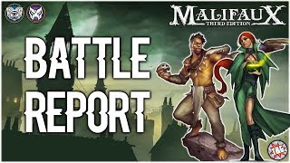 Malifaux Battle Report Arcanists vs Neverborn [upl. by Assirrac]