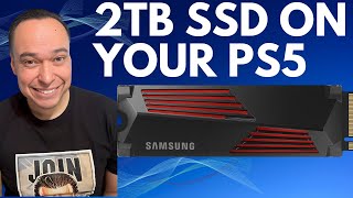 PS5 Samsung 990 Pro 2TB Heatsink SSD  How To Install [upl. by Cressy]