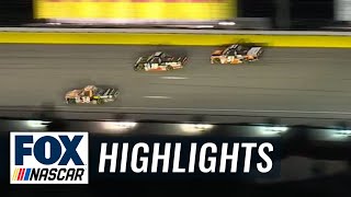 FINAL LAPS Chandler Smith passes Zane Smith in WILD finish in Vegas  NASCAR ON FOX HIGHLIGHTS [upl. by Larine]