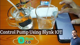 Smart Irrigation Using Blynk 20  Control Water Pump Using Blynk 20  Home Automation  Blynk 20 [upl. by Latif]