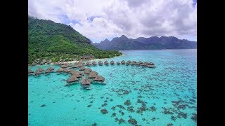 Moorea by drone in 4K [upl. by Ailem]