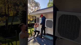 Installing Two Air Conditioner AirConditioner Installation DIY HVAC Timelapse cooling ac [upl. by Ekihc]