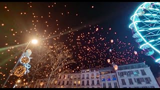 Des milliers de lanternes célestes à Bayonne pour Noël 2023 [upl. by Diver]