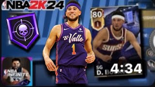 LEGENDARY DEVIN BOOKER CANT BE GUARDED NBA INFINITE RANKED GAMEPLAY [upl. by Finegan]